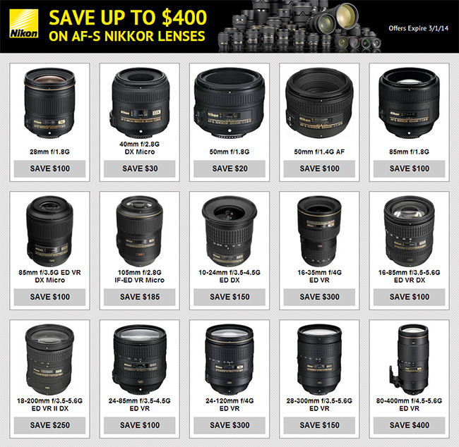 Mrvica Photography Nikon And Canon Lens Rebates Expiring In A Couple Of Days